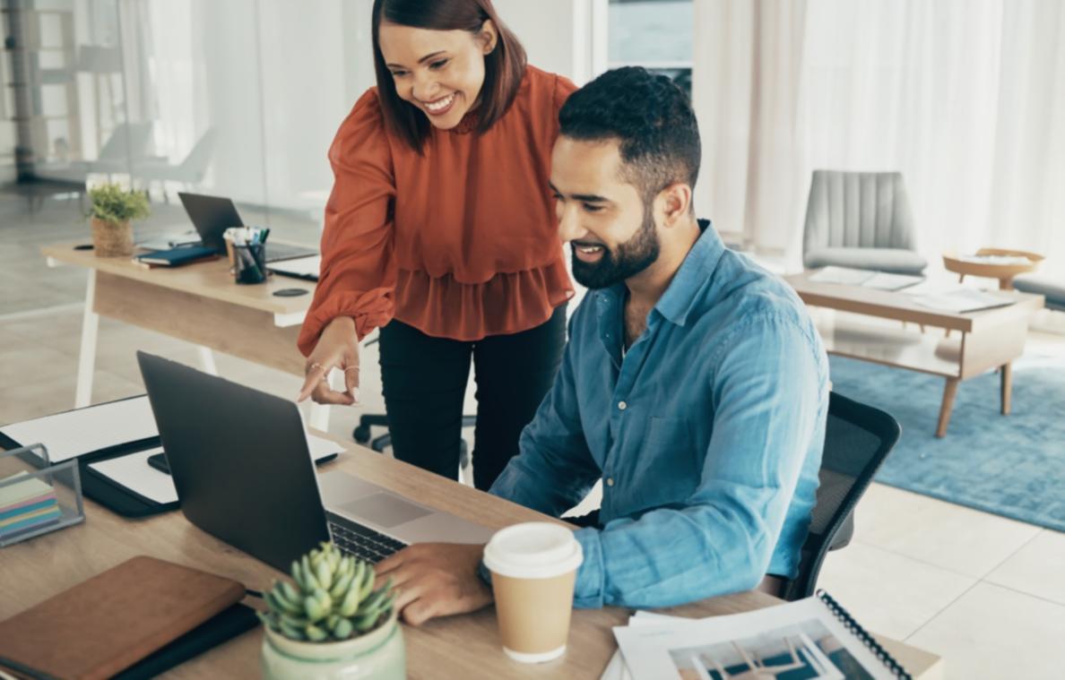 Singapore financial district skyline